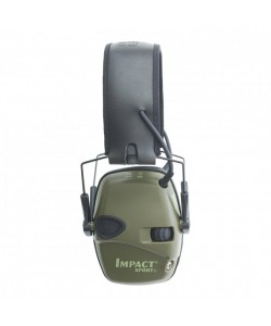 Наушники активные Howard Impact Sport, стерео, SNR 25dB, NRR 22dB (хаки/черные)