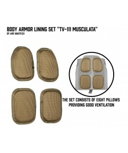 Комплект КАП Wartech TV-111 для ЛБС: 4 верхних и 4 нижних (олива)