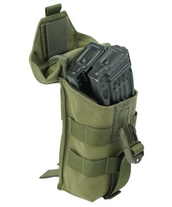 Подсумок Wartech MP-108 «Ратник» под 2 магазина АК-серии, закрытый (олива)