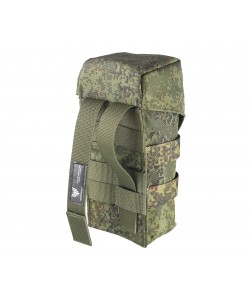 Подсумок Wartech MP-108 «Ратник» под 2 магазина АК-серии, закрытый (цифра EMP)