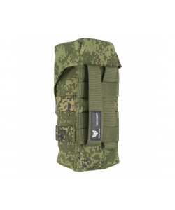 Подсумок Wartech MP-108 «Ратник» под 2 магазина АК-серии, закрытый (цифра EMP)