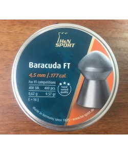 Пули для пневматики H&N Baracuda FT 4,5 мм, 0,62 г (400 штук)