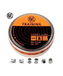 Пули для пневматики RWS Training 4,5 мм, 0,53 г (500 штук)