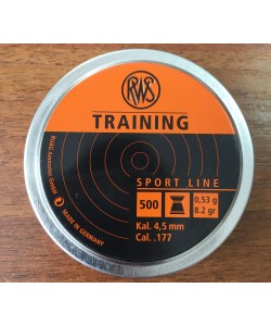 Пули для пневматики RWS Training 4,5 мм, 0,53 г (500 штук)