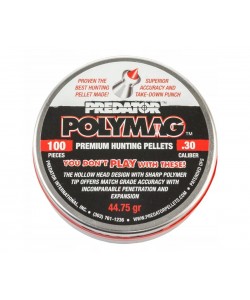 Пули JSB Predator Polymag 7,62 мм, 2,9 г (100 штук)