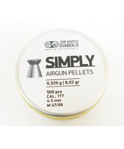 Пули JSB Simply 4,5 мм, 0,52 г (500 штук)