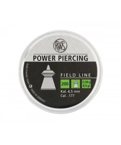 Пули для пневматики RWS Power Piercing 4,5 мм, 0,58 г (200 штук)