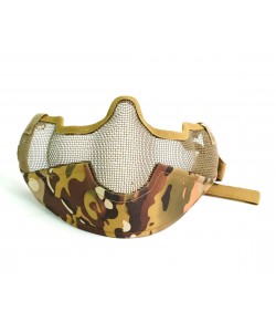 Маска сетчатая на нижнюю часть лица Tactical V2 Multicam