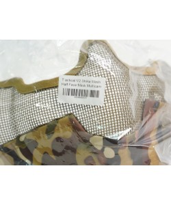 Маска сетчатая на нижнюю часть лица Tactical V2 Multicam