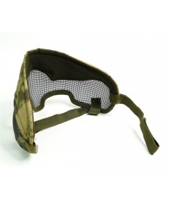 Маска сетчатая на нижнюю часть лица Tactical V2 Green Camo