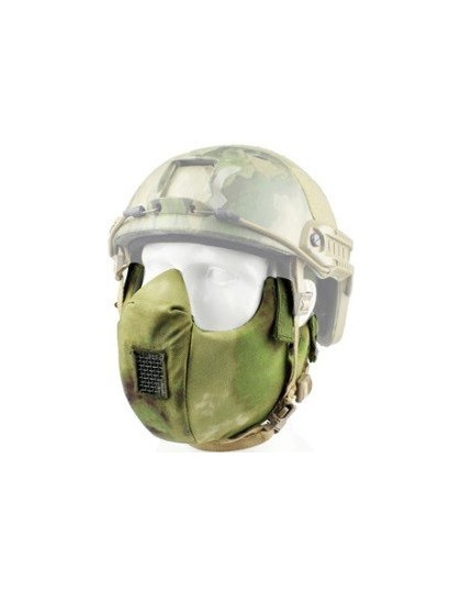 Маска защитная на нижнюю часть лица Tactical V5 (Green Camo)