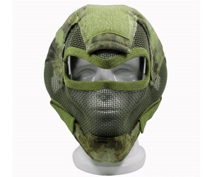 Маска сетчатая на все лицо Tactical V7 (Green Camo)