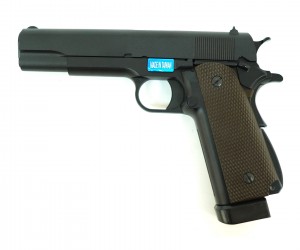 Страйкбольный пистолет WE Colt M1911A1 CO₂, 2 магазина (WE-E005A-2)