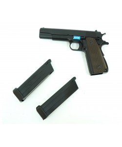 Страйкбольный пистолет WE Colt M1911A1 CO₂, 2 магазина (WE-E005A-2)
