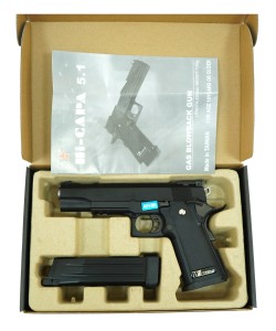 Страйкбольный пистолет WE Colt M1911 Hi-Capa 5.1 R (WE-H001)