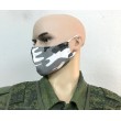 Защитная маска многоразовая 1-слойная (зимний камуфляж) 3 шт. - фото № 2