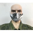 Защитная маска многоразовая 1-слойная (зимний камуфляж) 3 шт. - фото № 3