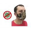 Защитная маска многоразовая 2-слойная (камуфляж) 3 шт.
