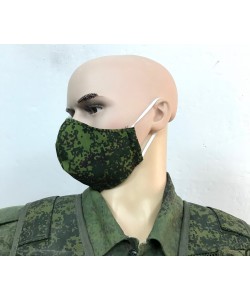 Защитная маска многоразовая 2-слойная (камуфляж) 3 шт.
