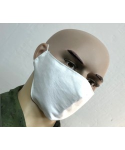 Защитная маска многоразовая 2-слойная (белая) 3 шт.