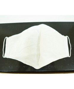 Защитная маска многоразовая 2-слойная (белая) 3 шт.