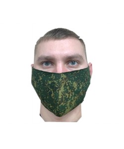 Защитная маска многоразовая 2-слойная NS Green Pixel (10 шт.)