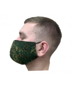 Защитная маска многоразовая 2-слойная NS Green Pixel (10 шт.)