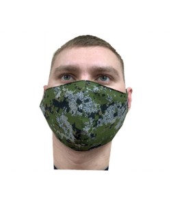 Защитная маска многоразовая 2-слойная NS Green Camo (10 шт.)