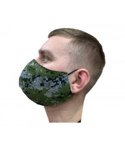 Защитная маска многоразовая 2-слойная NS Green Camo (10 шт.)