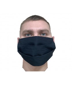 Защитная маска многоразовая 2-слойная MVB Black (10 шт.)