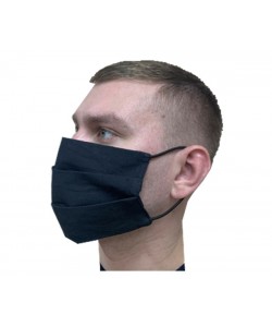 Защитная маска многоразовая 2-слойная MVB Black (10 шт.)