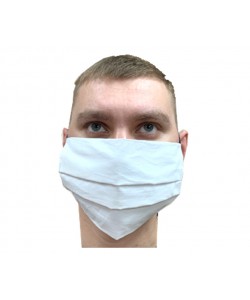 Защитная маска многоразовая 2-слойная MVB White (10 шт.)