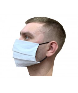 Защитная маска многоразовая 2-слойная MVB White (10 шт.)