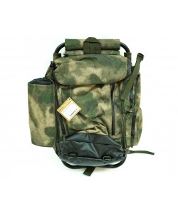 Рюкзак походный AVI-Outdoor Fiskare Green Camo, с раскладным стулом (1068)
