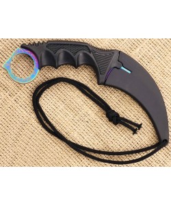 Нож керамбит «Ножемир» HCS-2 (из игры CS:GO) градиент паутина