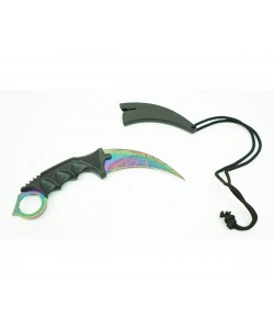 Нож керамбит «Ножемир» HCS-2 (из игры CS:GO) градиент паутина