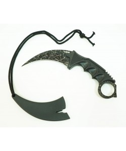 Нож керамбит «Ножемир» HCS-4 (из игры CS:GO) черная патина