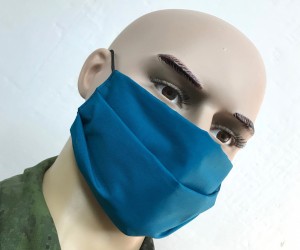 Защитная маска многоразовая 2-слойная MVB Dark Blue (10 шт.)