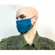 Защитная маска многоразовая 2-слойная MVB Dark Blue (10 шт.) - фото № 2