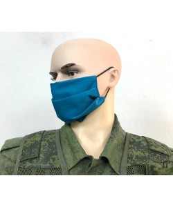 Защитная маска многоразовая 2-слойная MVB Dark Blue (10 шт.)