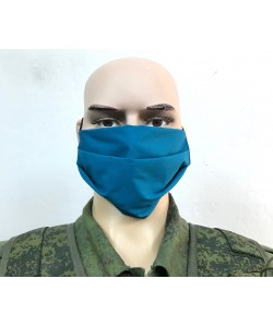 Защитная маска многоразовая 2-слойная MVB Dark Blue (10 шт.)