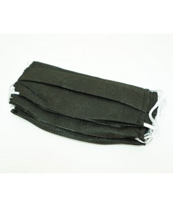 Защитная маска одноразовая 3-слойная (черная) 10 шт.