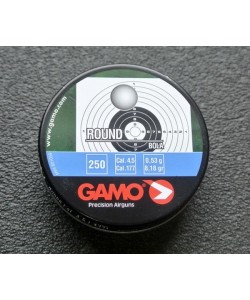 Пули для пневматики Gamo Round 4,5 мм, 0,53 г (250 штук)