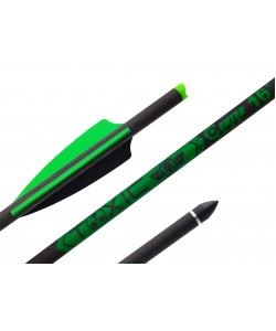 Стрела арбалетная карбоновая Centershot Toxic Carbon 16” Half Moon Nock