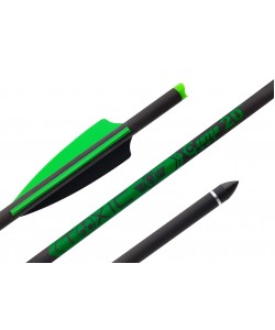 Стрела арбалетная карбоновая Centershot Toxic Carbon 20” Half Moon Nock