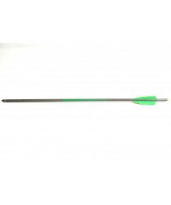 Стрела арбалетная карбоновая Centershot Toxic Carbon 20” Half Moon Nock