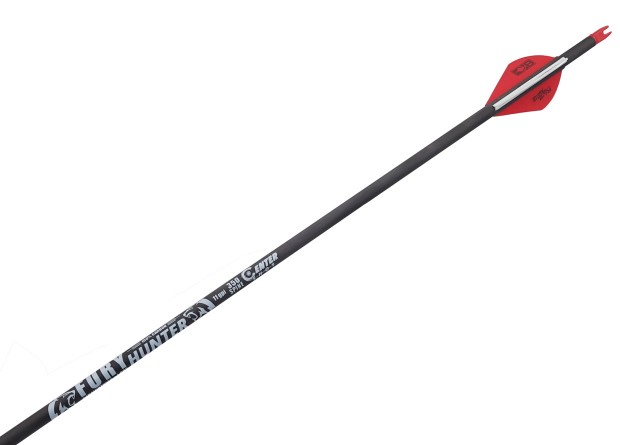 Стрела лучная карбоновая Centershot Fury Hunter 350, Blazer 2”
