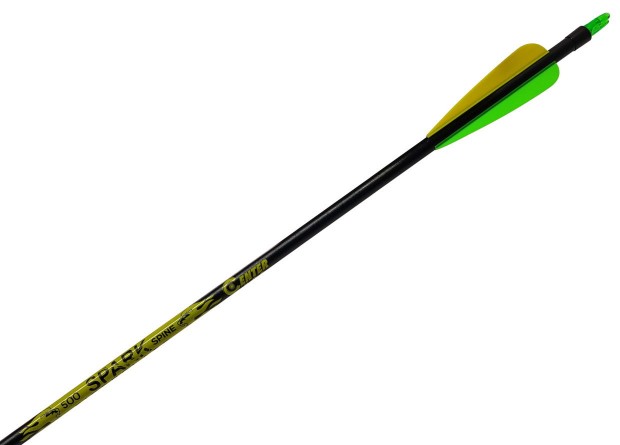 Стрела лучная фибергласс Centershot Spark 500, Parabolic 3”