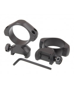 Кольца 34 мм Veber 3421 MS (средние, стальные) на Weaver