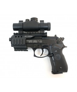 Пневматический пистолет Umarex Beretta M92 FS XX-Treme (глушитель, коллиматор)